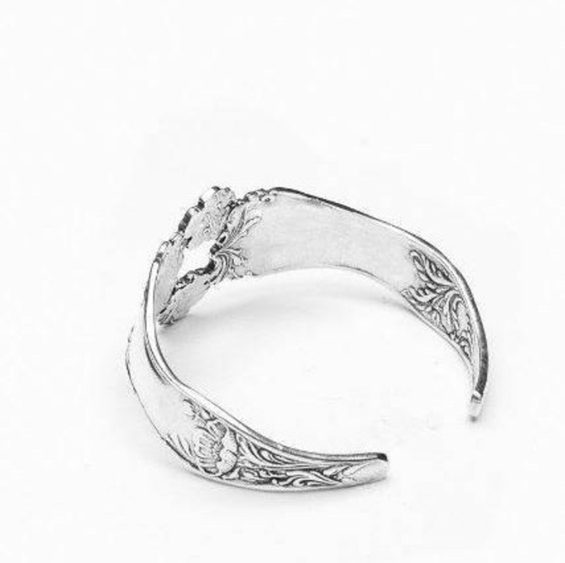 Spoon Cuff Bracelet florentine by Silver Spoon Etsy