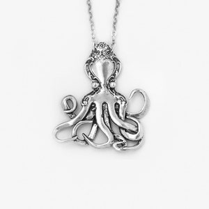 Spoon Necklace: Octopus by Silver Spoon Jewelry image 2