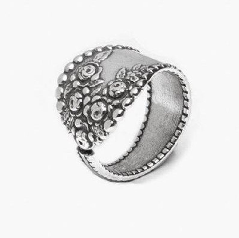 Spoon Ring rosemary by Silver Spoon Jewelry Etsy