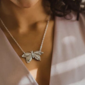 Spoon Necklace: Butterfly by Silver Spoon Jewelry image 4