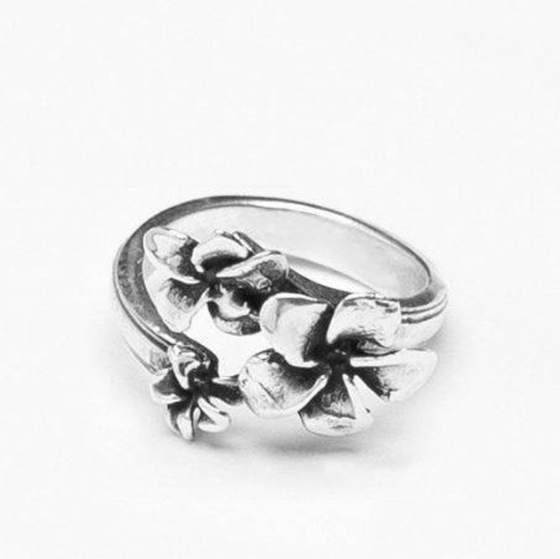 Spoon Ring: Plumeria by Silver Spoon Jewelry image 1