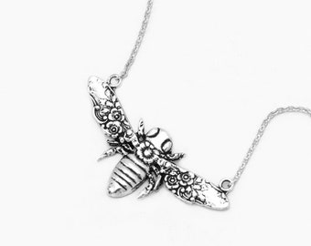 Spoon Necklace: "Bee" by Silver Spoon Jewelry