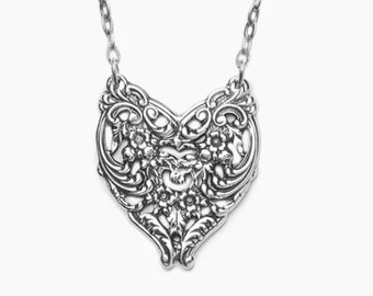 Spoon Necklace: "English Lace" by Silver Spoon Jewelry