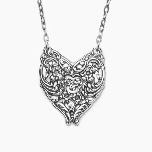 Spoon Necklace: "English Lace" by Silver Spoon Jewelry