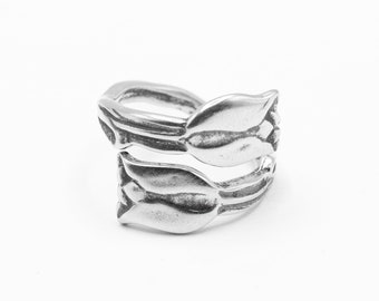 Spoon Ring: "Tulip" by Silver Spoon Jewelry