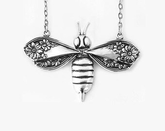 Spoon Necklace: "Stella Bee" by Silver Spoon Jewelry