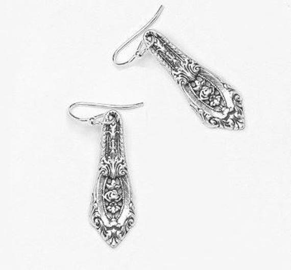Spoon Earrings empire by Silver Spoon Jewelry Etsy Australia