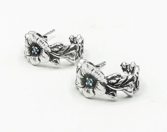 Alice Blue Topaz Earring