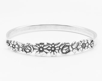 Spoon Bangle Bracelet: "Harriet" by Silver Spoon Jewelry