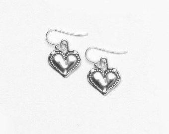 Spoon Earrings: "Monterey Heart" by Silver Spoon Jewelry