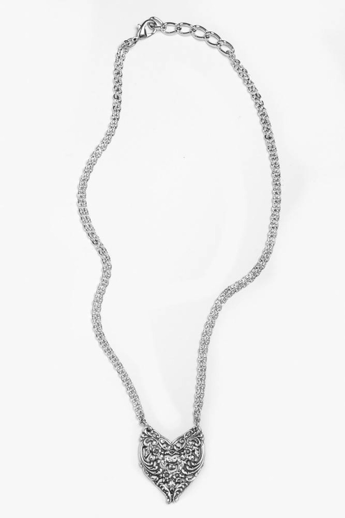 Spoon Necklace english Lace by Silver Spoon Etsy