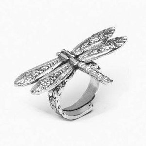 Spoon Ring: "Dragonfly" by Silver Spoon Jewelry