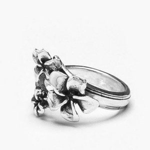 Spoon Ring: Plumeria by Silver Spoon Jewelry image 3