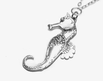 Spoon Necklace: "Seahorse" by Silver Spoon Jewelry