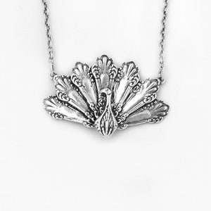 Spoon Necklace: "Peacock" by Silver Spoon Jewelry
