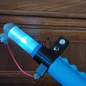 Ghostbusters M.O.D. Blaster Clear Barrel and froward controls version 2, click to fit upgrades. 3d printed.