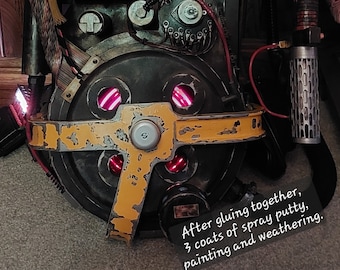 Frozen Empire Proton Pack Bumper and Shock mount/Bellows to fit Hazlab pack. Kit.
