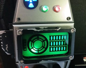 Ghostbusters inspired Proton Pack Mk2 Attenuator. (Model 005) The Silver Shadow.