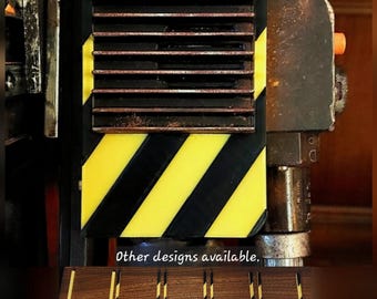 Easy fit, Frozen Empire, spengler wand, heat-sink/speaker cover, cheese slice, yellow, yellow/black warning plate, haslab.