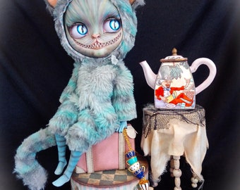 Custom Cheshire Cat Blythe Doll