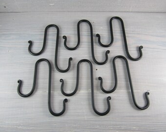 rustic wrought iron hooks