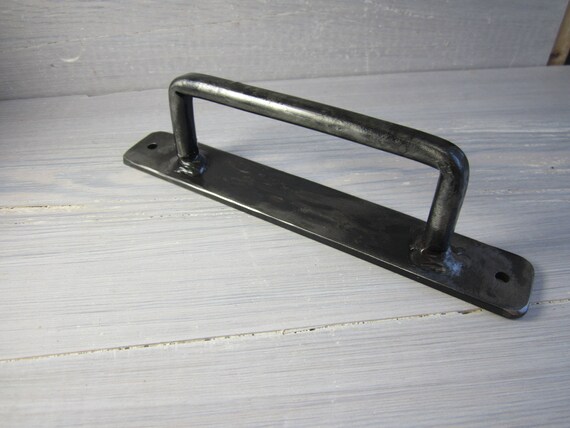 Sliding Barn Door Handle Wrought Iron Door Pull Farmhouse Etsy