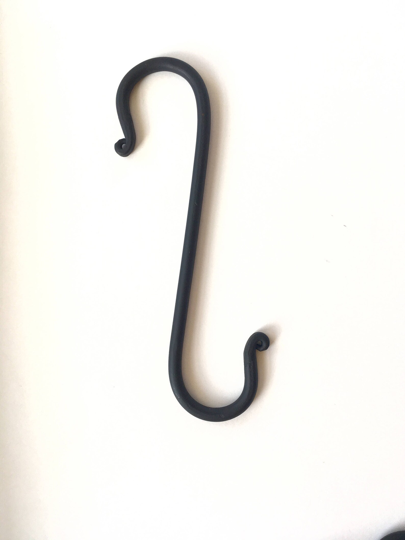 Set of 6 Wrought Iron Hooks S Hooks Pot Rack Hooks rustic Etsy