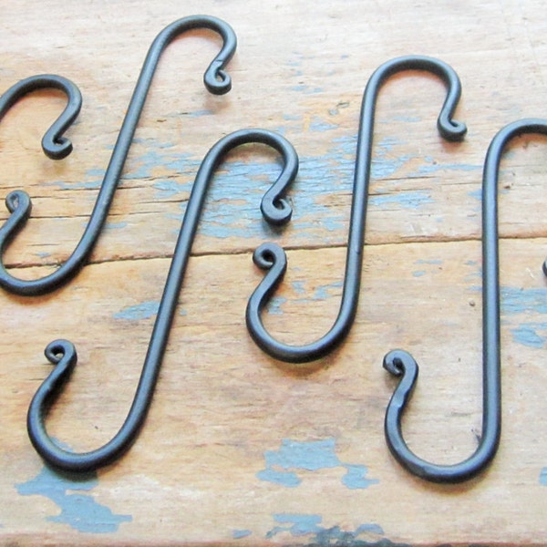 Wrought Iron Hooks Etsy