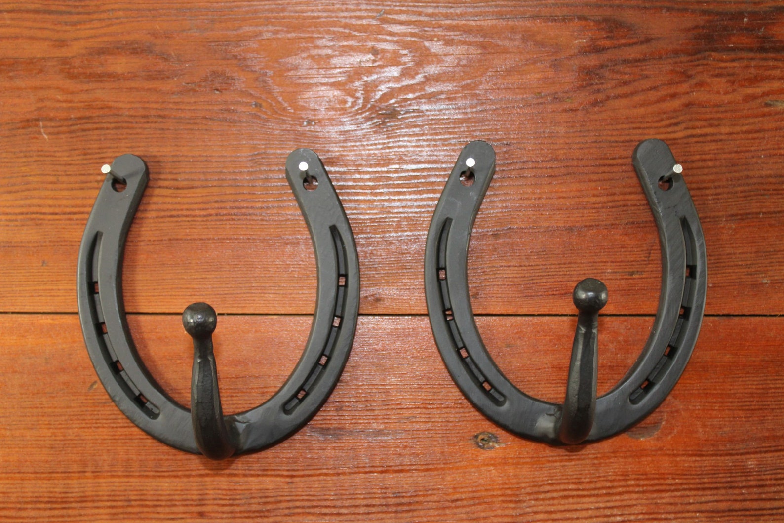 Horseshoe Wall Hooks Hand Hooks Rustic Wall Hooks Etsy