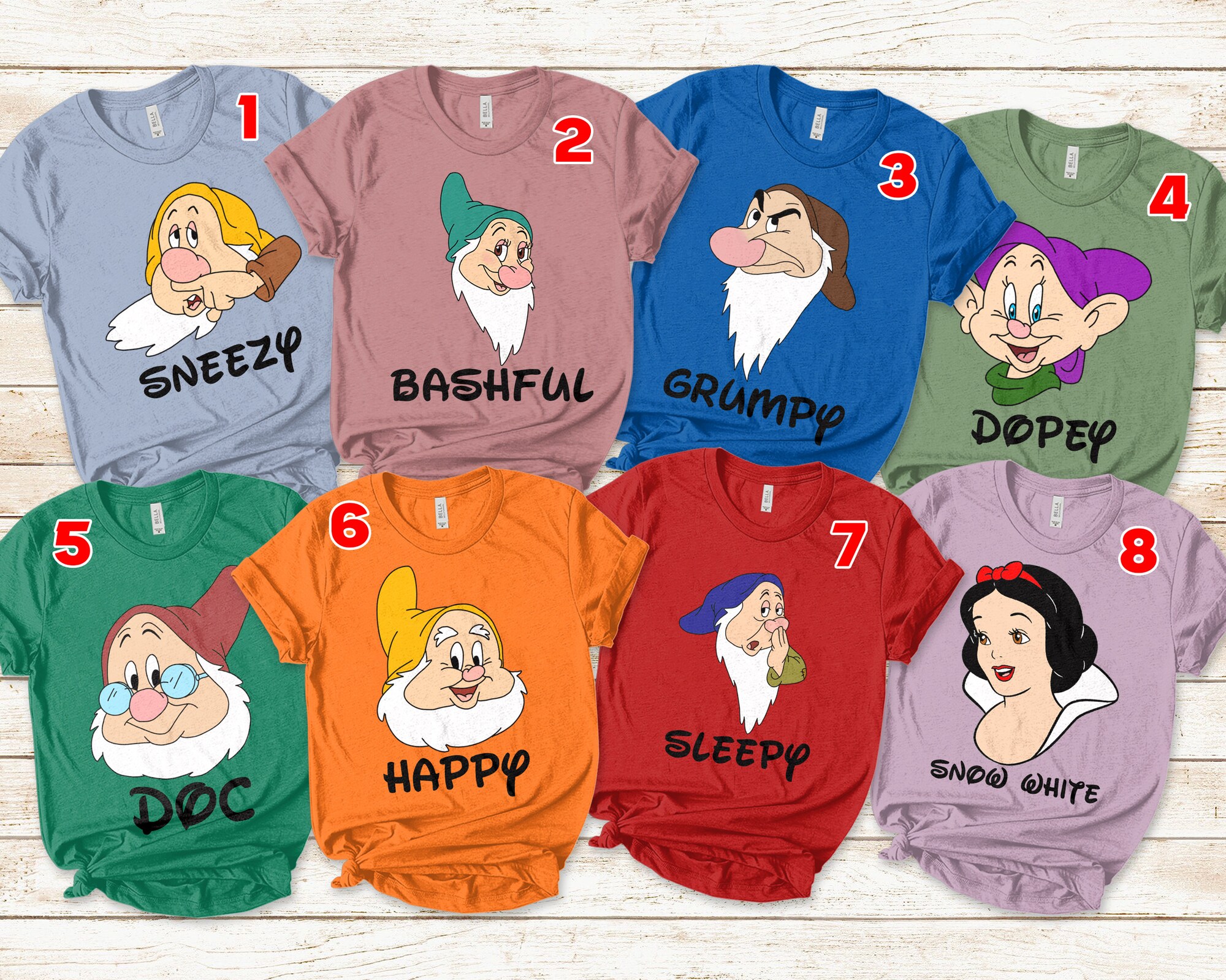 Discover Seven dwarfs,seven dwarfs shirts