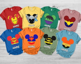 Avengers Family Tees - Etsy Canada