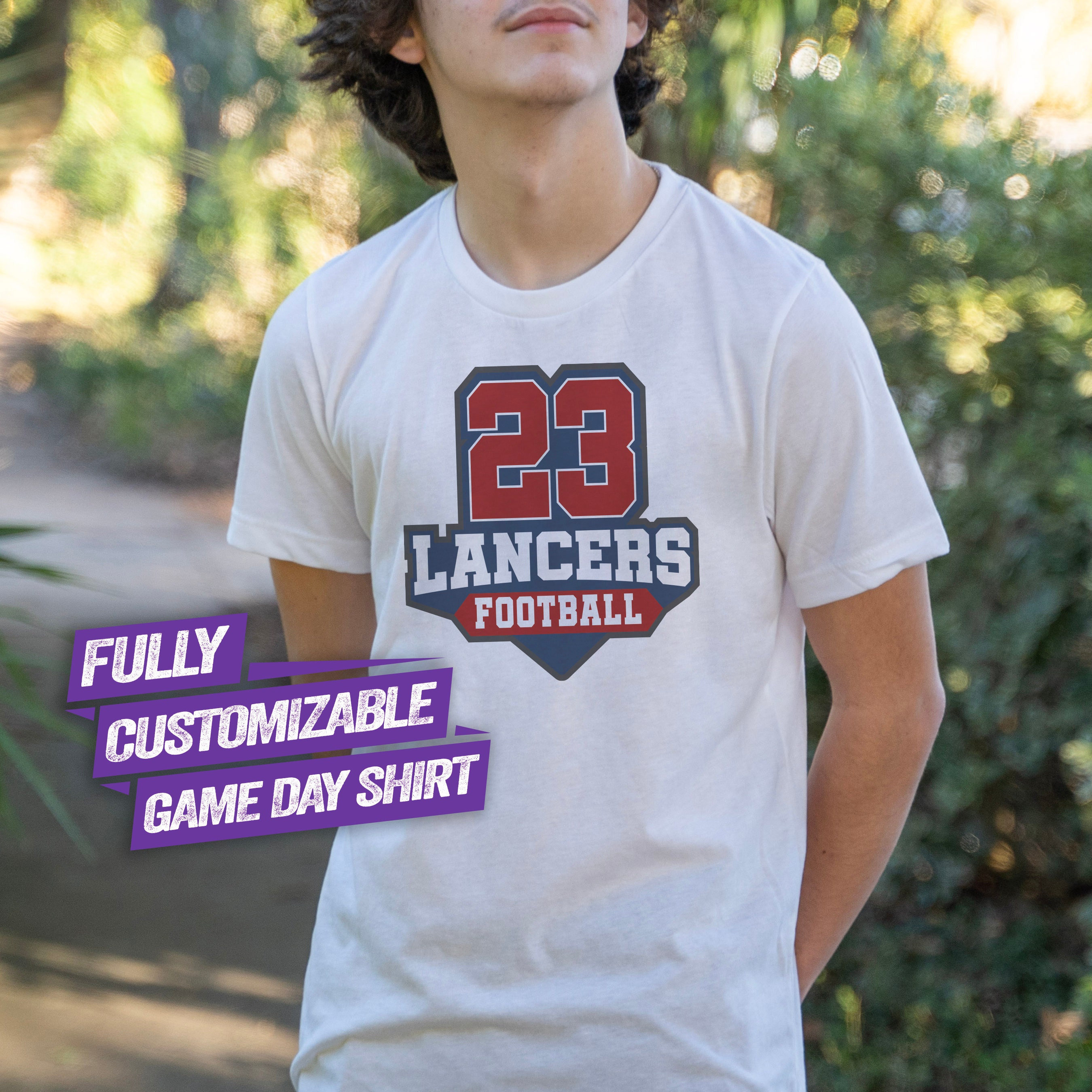 CREEK LANCERS FOOTBALL Sublimated Shorts CREEK LANCERS FOOTBALL Sublimated Shorts