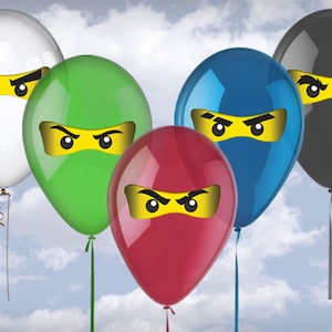 Ninja Balloon Eyes (Digital File)