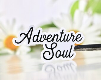 Adventure soul Waterproof sticker