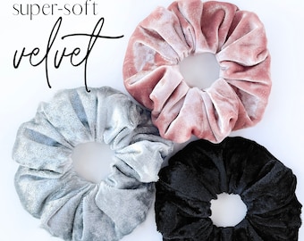 Cute Velvet scrunchies, Classic Velvet Scrunchies, Scrunchy, Vintage Scrunchie, Bridesmaid Scrunchie, Gifts for her, Scrunchie Bundle