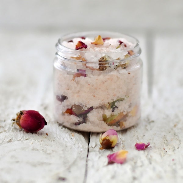 Desert Rose Bath Salts, Botanical Bath Salts, Sample Size, Wedding Favor