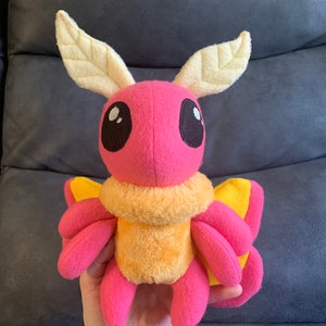 Rosy Maple Moth plushie