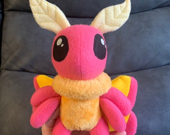 Rosy Maple Moth plushie