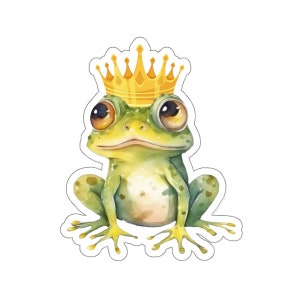 Frog Prince Kiss-Cut Stickers