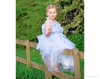 Christmas Flower Girl Wedding Child  Dress Fairy Princess Tutu Dress Christmas Gift