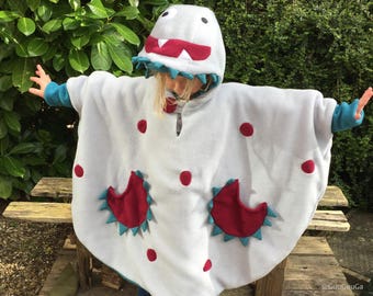SECOND HAND / PRELOVED Autumn Spring Poncho Coat Monster for Kids Christmas Gift