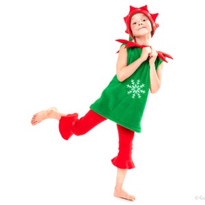 Christmas Christmas Elf Costume For Kids Christmas Gift image 3