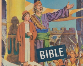 Vintage Childrens book: Bible stories - Bible ABCs - hardcover