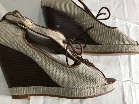 ladies canvas wedges
