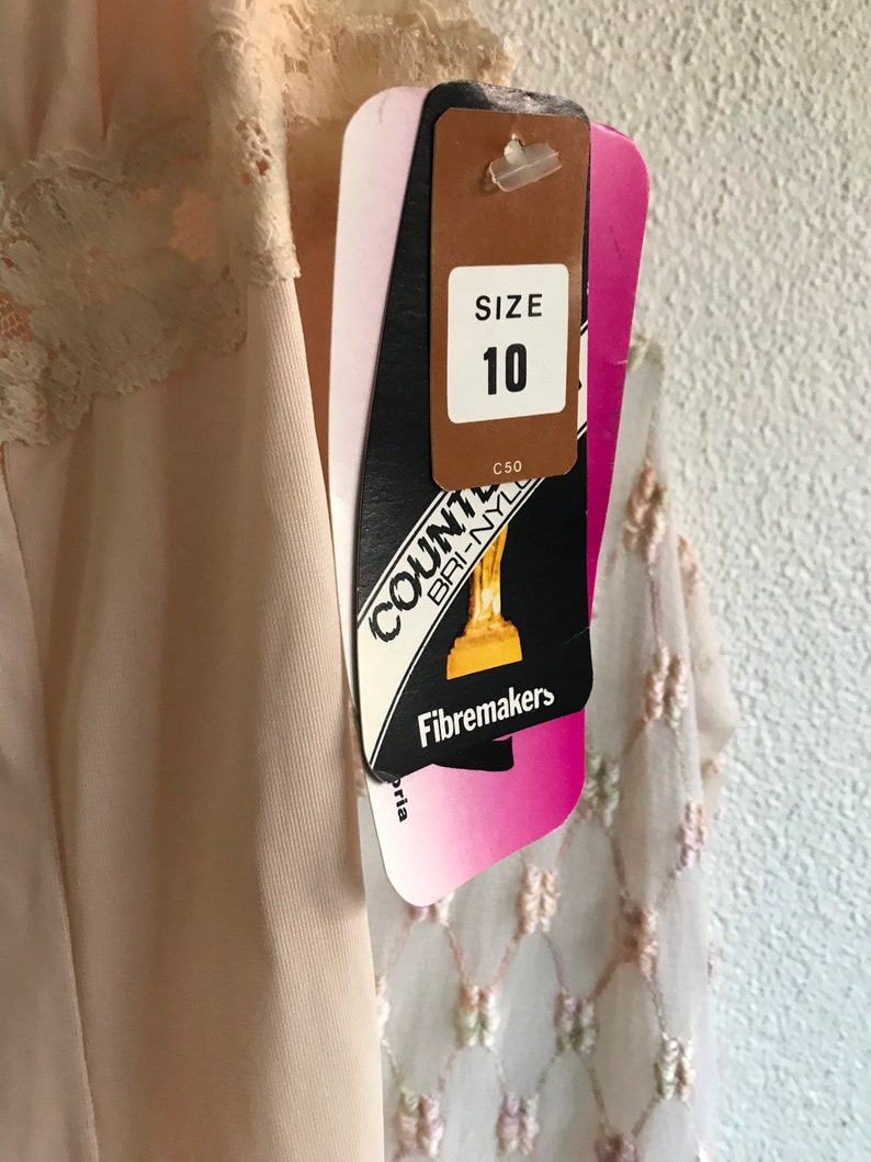 Vintage petticoat dress with tags flesh skin coloured small lace boho grunge stretch body con