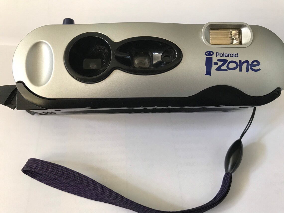 Polaroid camera film silver iZone instant pocket camera Etsy
