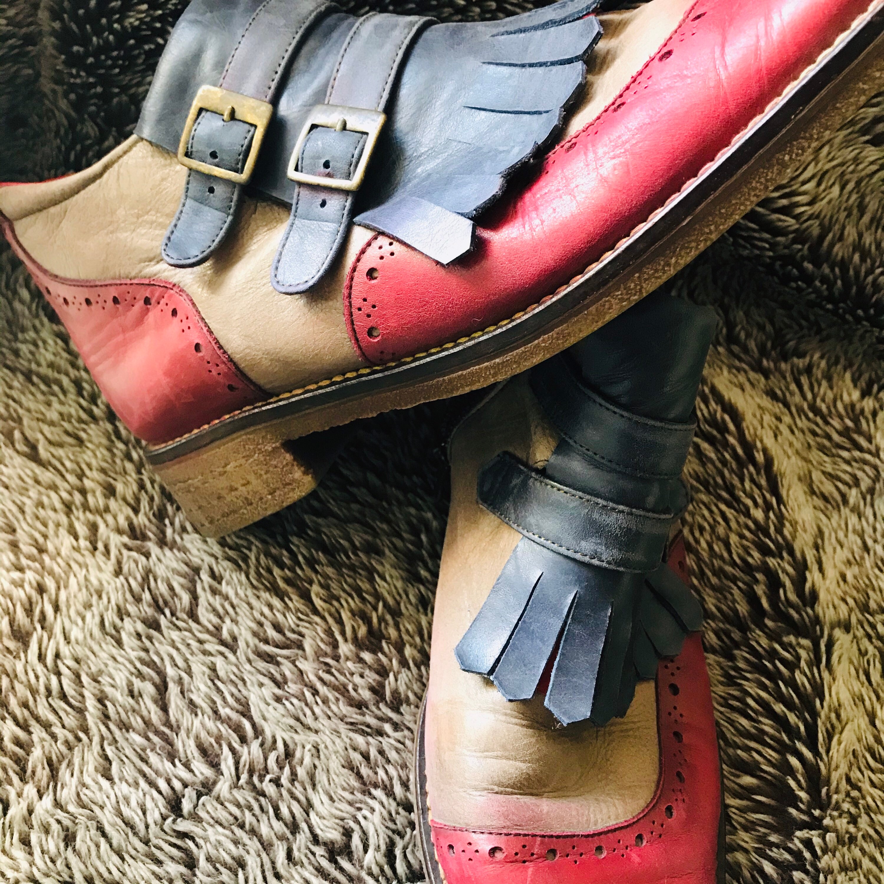Ankle boots EUR 42/43 vintage leather made in Spain mens Etsy