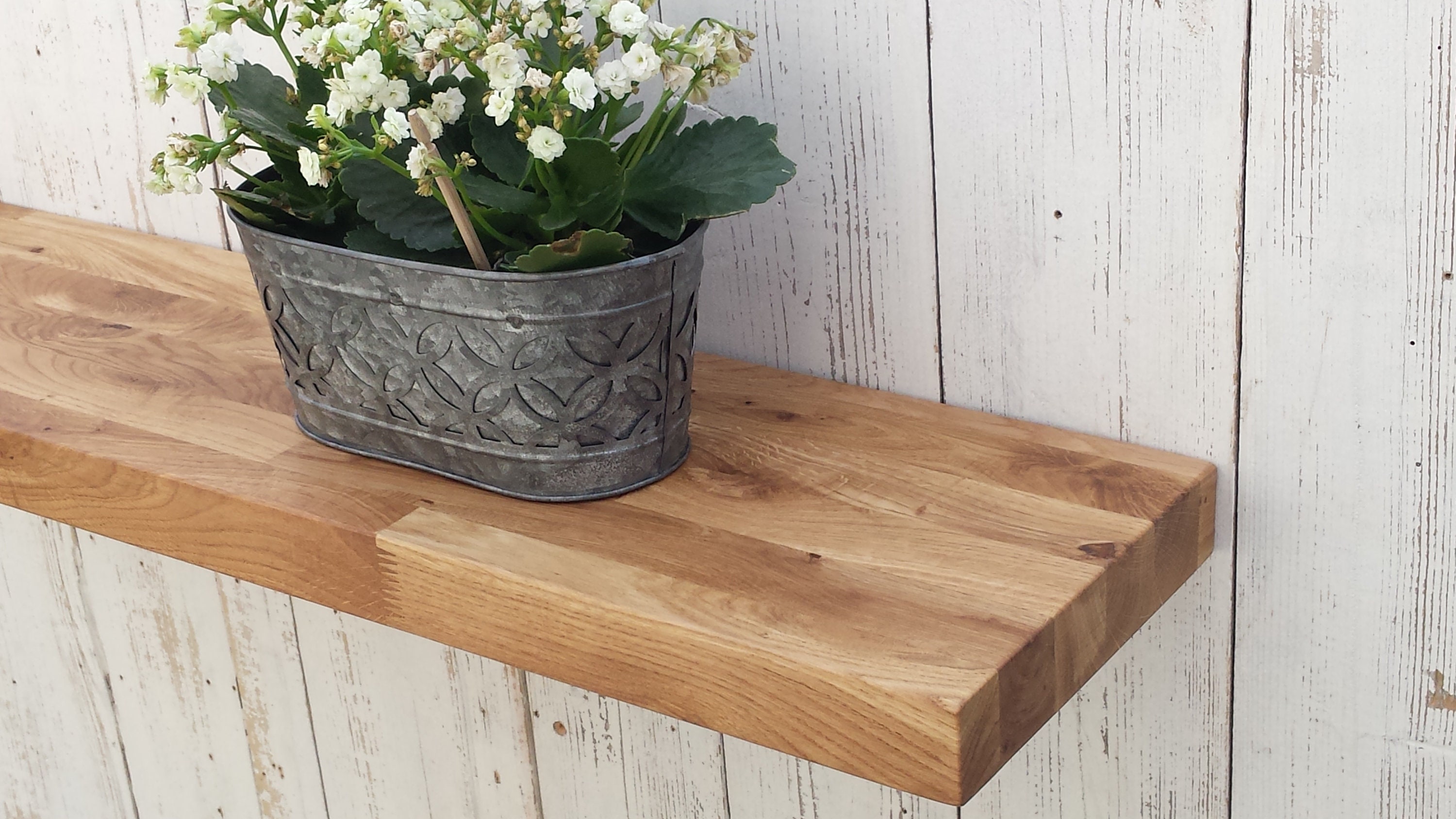 Solid OAK Wooden Floating Mantel Shelf Rustic With Concealed - Etsy  Singapore