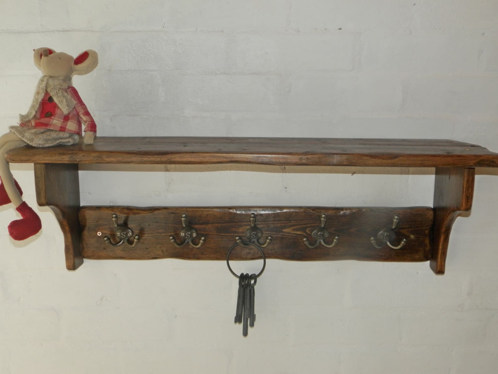 Handmade Reclaimed Solid Wood Cottage Chic Country Style Coat Etsy