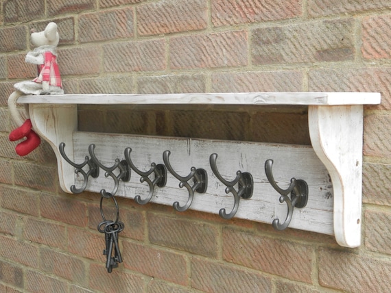 Handmade Reclaimed Solid Wood Shabby Chic Rustic White Wash Etsy